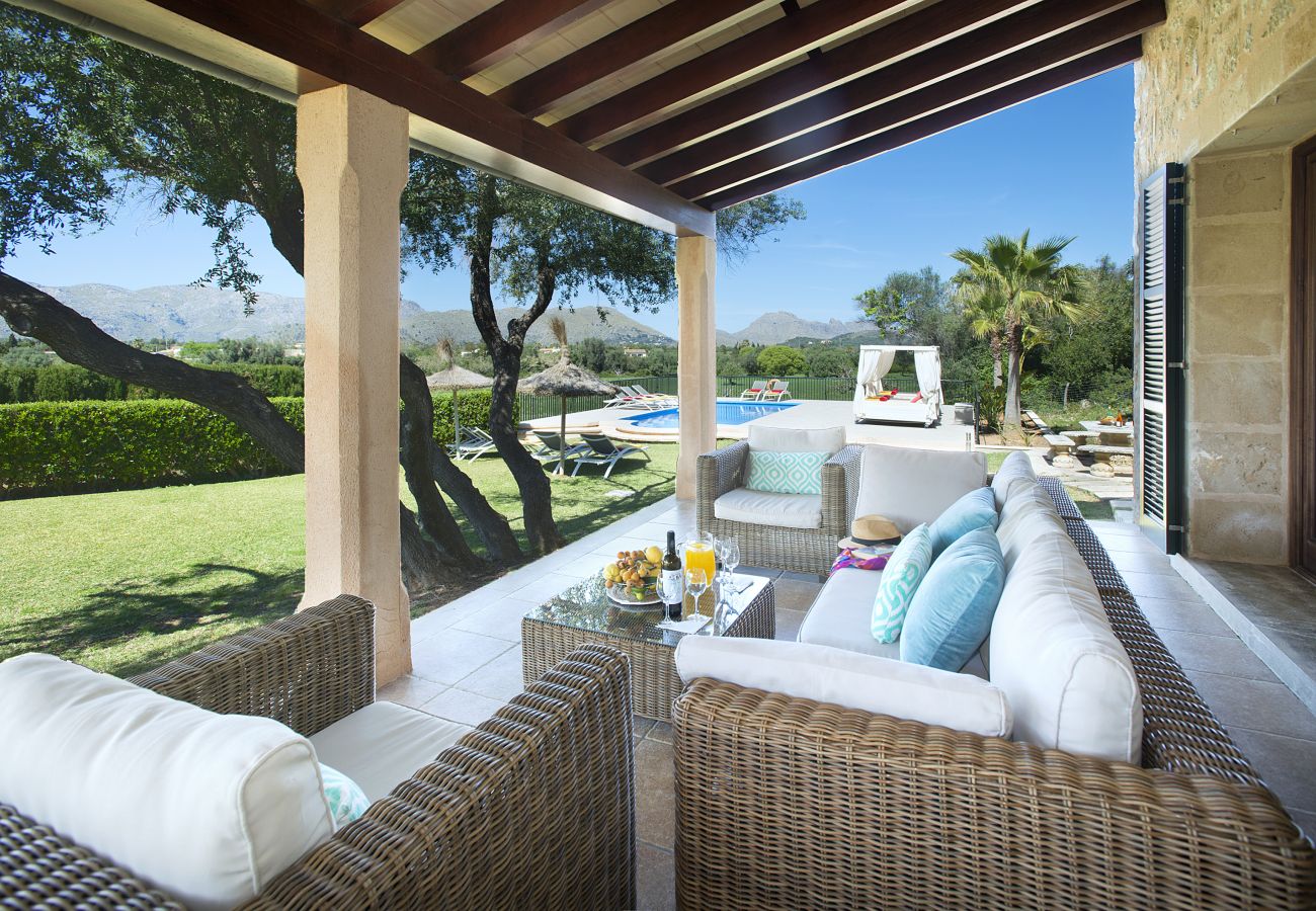 Villa in Pollensa -  FINCA SIQUIER - LUXUSRÜCKZUG MIT BERGBLICK