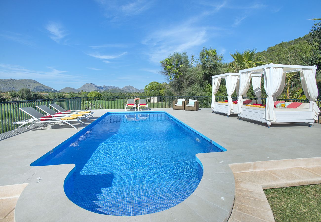 Villa in Pollensa -  FINCA SIQUIER - LUXUSRÜCKZUG MIT BERGBLICK