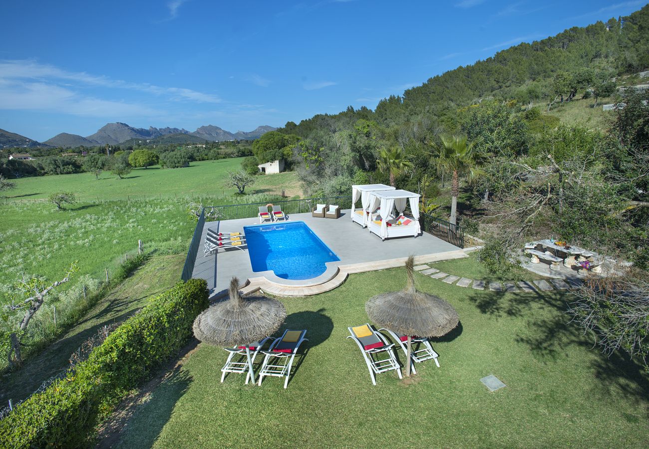 Villa in Pollensa -  FINCA SIQUIER - LUXUSRÜCKZUG MIT BERGBLICK