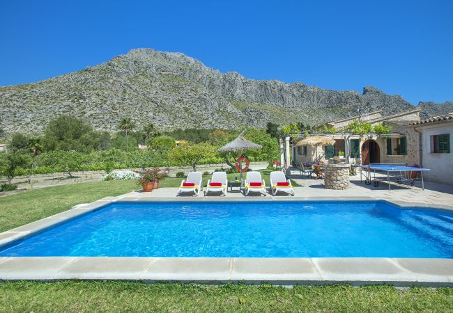 Villa in Puerto Pollensa - FINCA MOYA - FUßABSTAND ZUM STRAND Villa in Puerto Pollensa - FINCA MOYA - FUßABSTAND ZUM STRAND