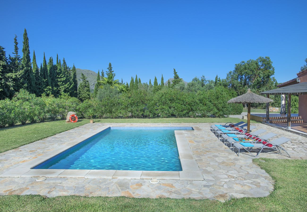 Villa in Puerto Pollensa - FINCA ALEJANDRA  - TOLLER GARTEN UND POOL