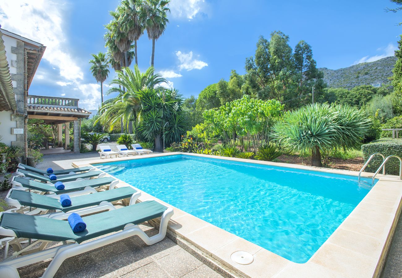 Villa in Pollensa - FINCA LA FONT - FAMILIE UND FREUNDE