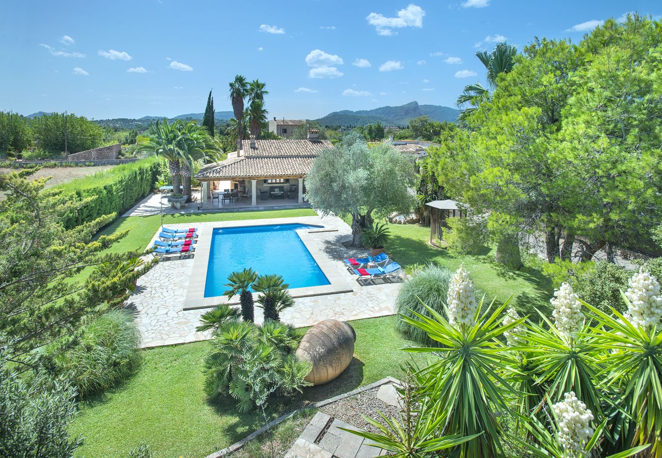 Villa in Pollensa - FINCA CAN POU - LUXUSURLAUB IN KÖNIGLICHEN GÄRTEN