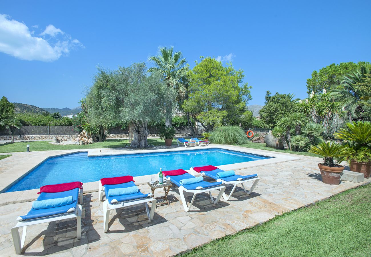 Villa in Pollensa - FINCA CAN POU - LUXUSURLAUB IN KÖNIGLICHEN GÄRTEN