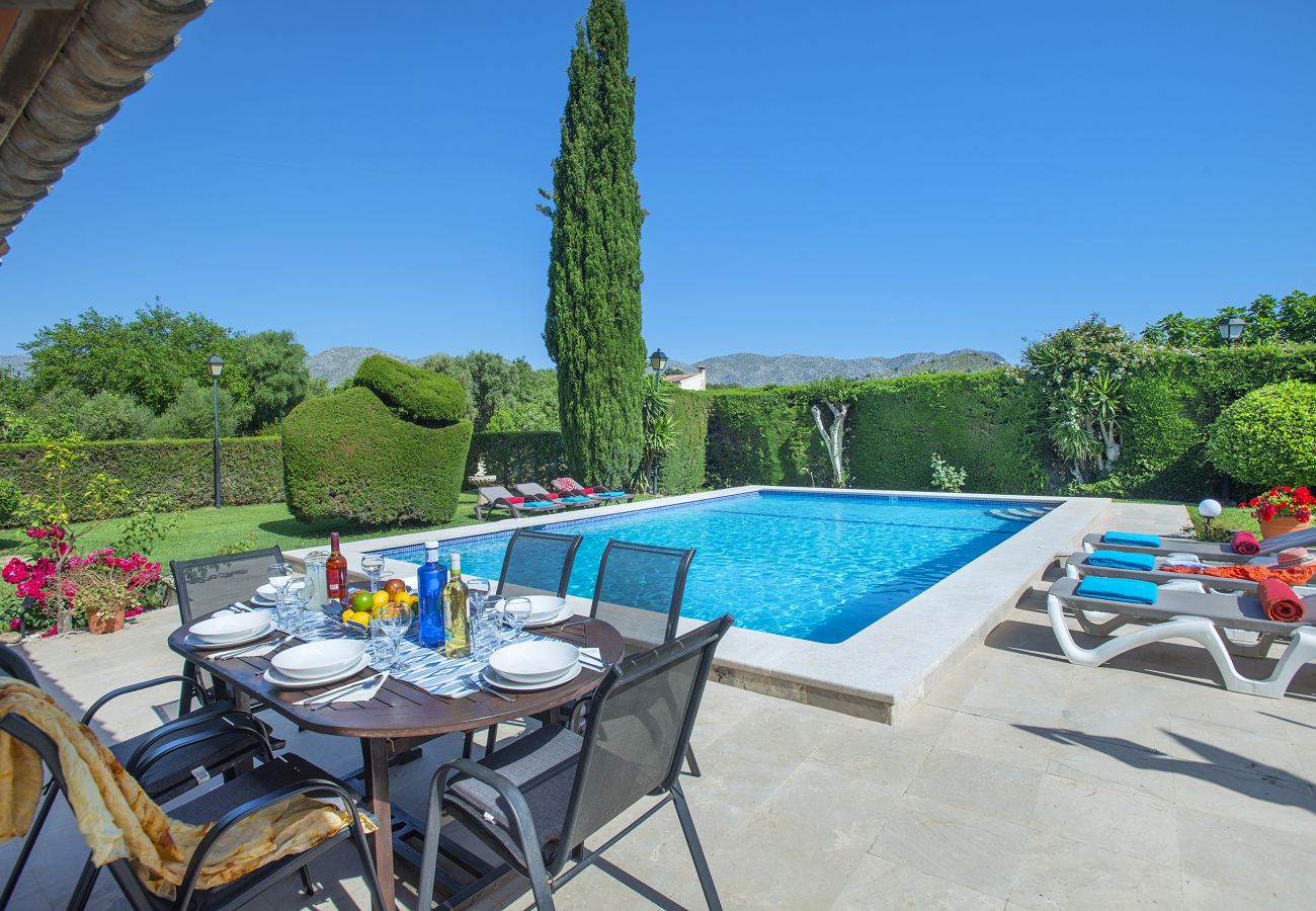 Villa in Pollensa - FINCA EL CREVER - FAMILIE UND FREUNDE