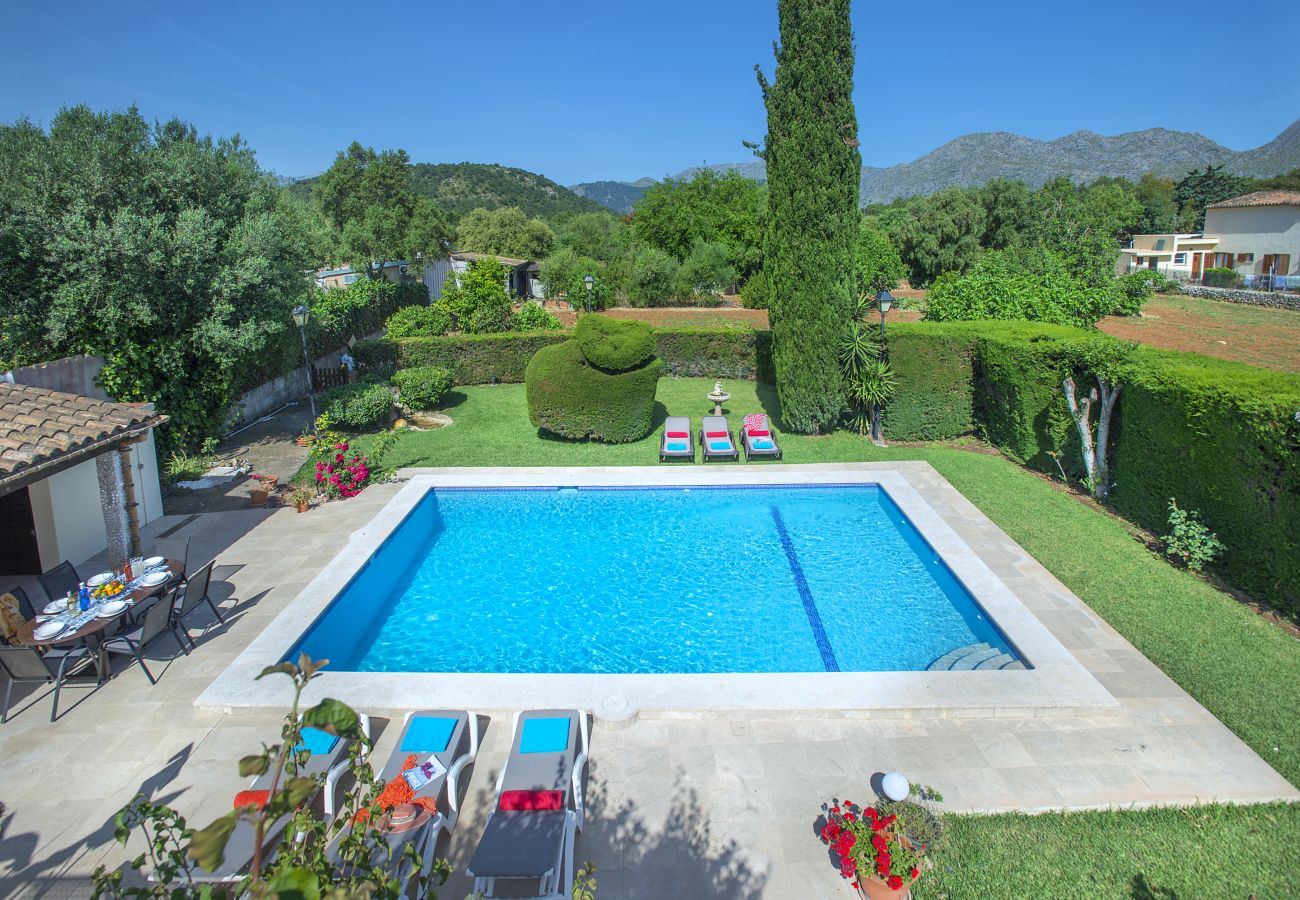 Villa in Pollensa - FINCA EL CREVER - FAMILIE UND FREUNDE