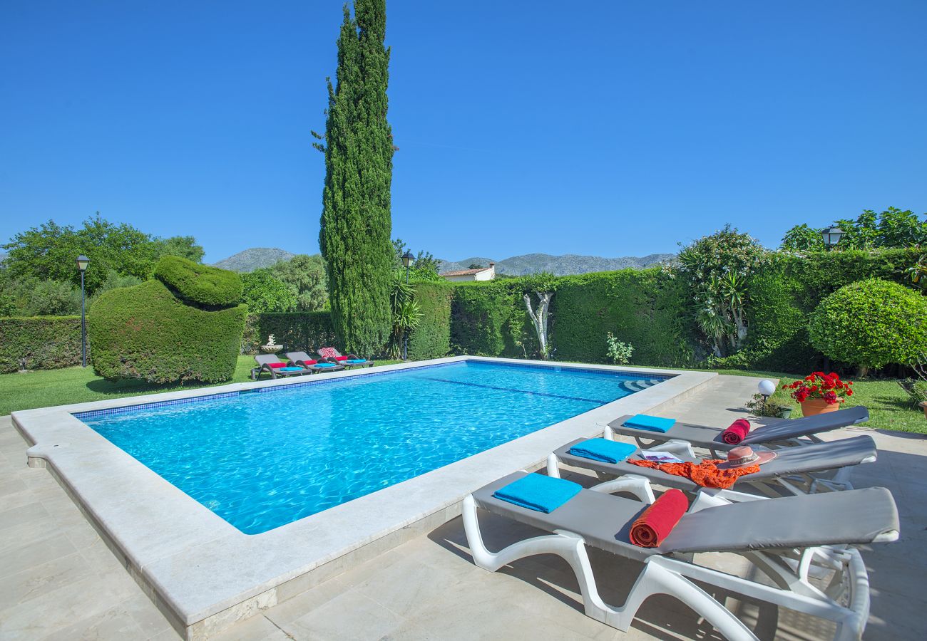 Villa in Pollensa - FINCA EL CREVER - FAMILIE UND FREUNDE