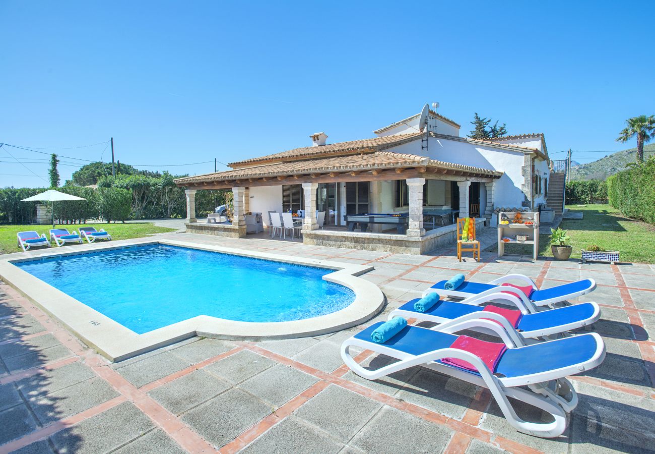 Villa in Puerto Pollensa - FINCA PESO - 15 MIN ZU FUSS ZUM STRAND