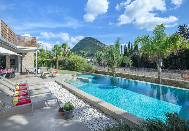 Villa in Pollensa - FINCA TEREU - LUXUSRÜCKZUG MIT BERGBLICK Villa in Pollensa - FINCA TEREU - LUXUSRÜCKZUG MIT BERGBLICK