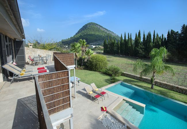 Villa in Pollensa - FINCA TEREU - LUXUSRÜCKZUG MIT BERGBLICK Villa in Pollensa - FINCA TEREU - LUXUSRÜCKZUG MIT BERGBLICK