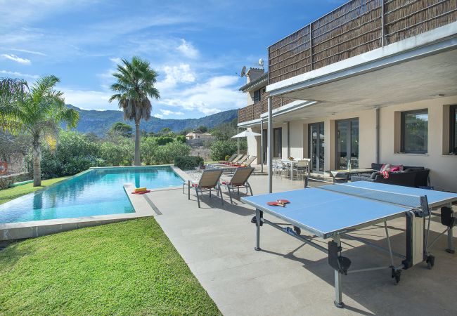 Villa in Pollensa - FINCA TEREU - LUXUSRÜCKZUG MIT BERGBLICK Villa in Pollensa - FINCA TEREU - LUXUSRÜCKZUG MIT BERGBLICK