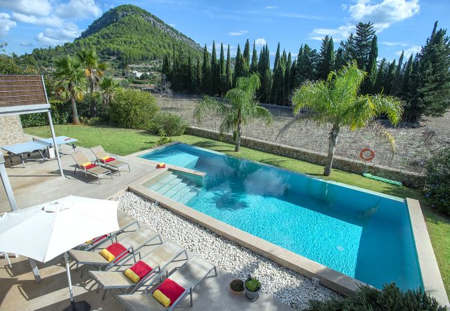Villa in Pollensa - FINCA TEREU - LUXUSRÜCKZUG MIT BERGBLICK Villa in Pollensa - FINCA TEREU - LUXUSRÜCKZUG MIT BERGBLICK