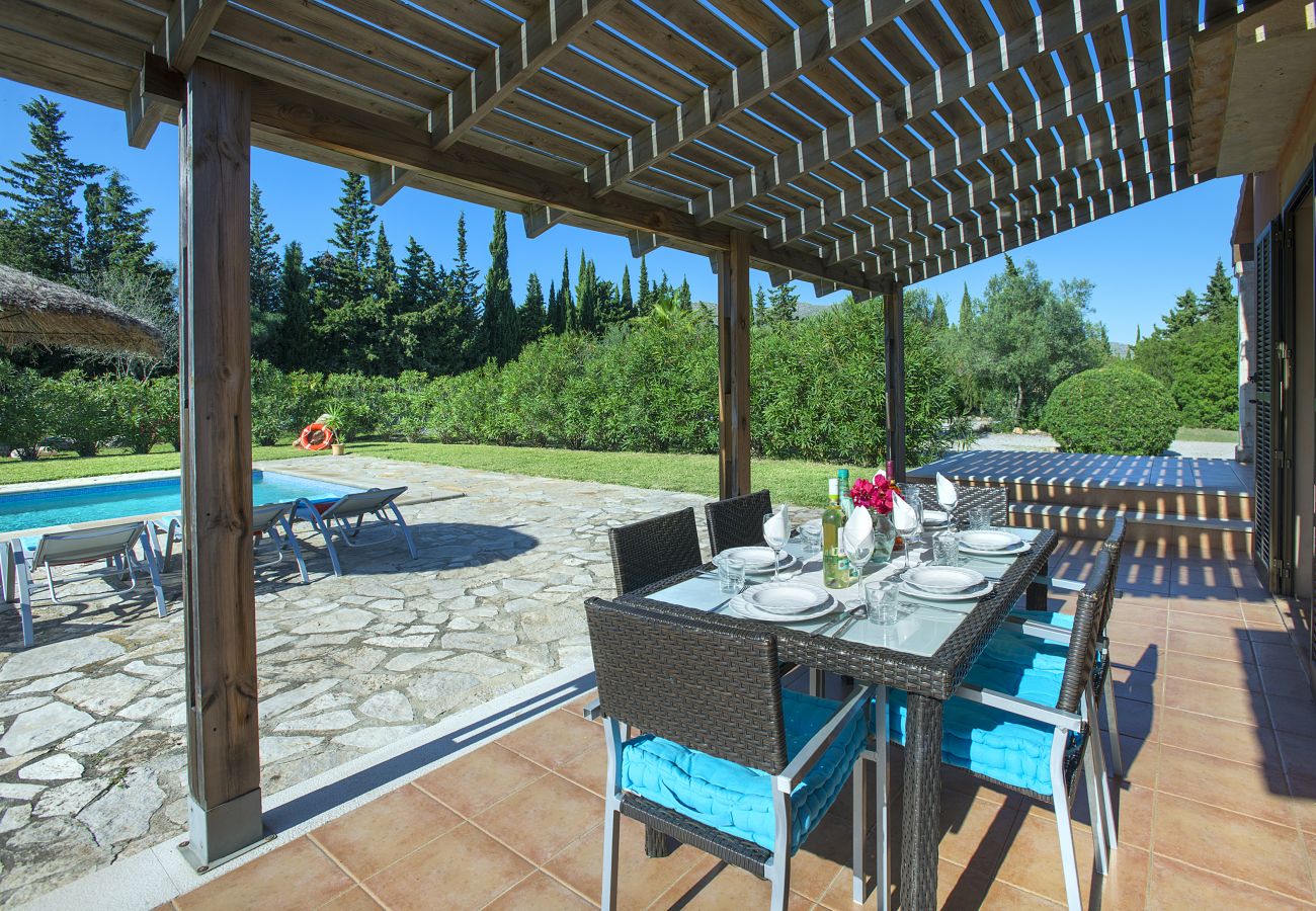 Villa en Puerto Pollensa - CHALET ALEJANDRA - GRAN JARDIN Y PISCINA