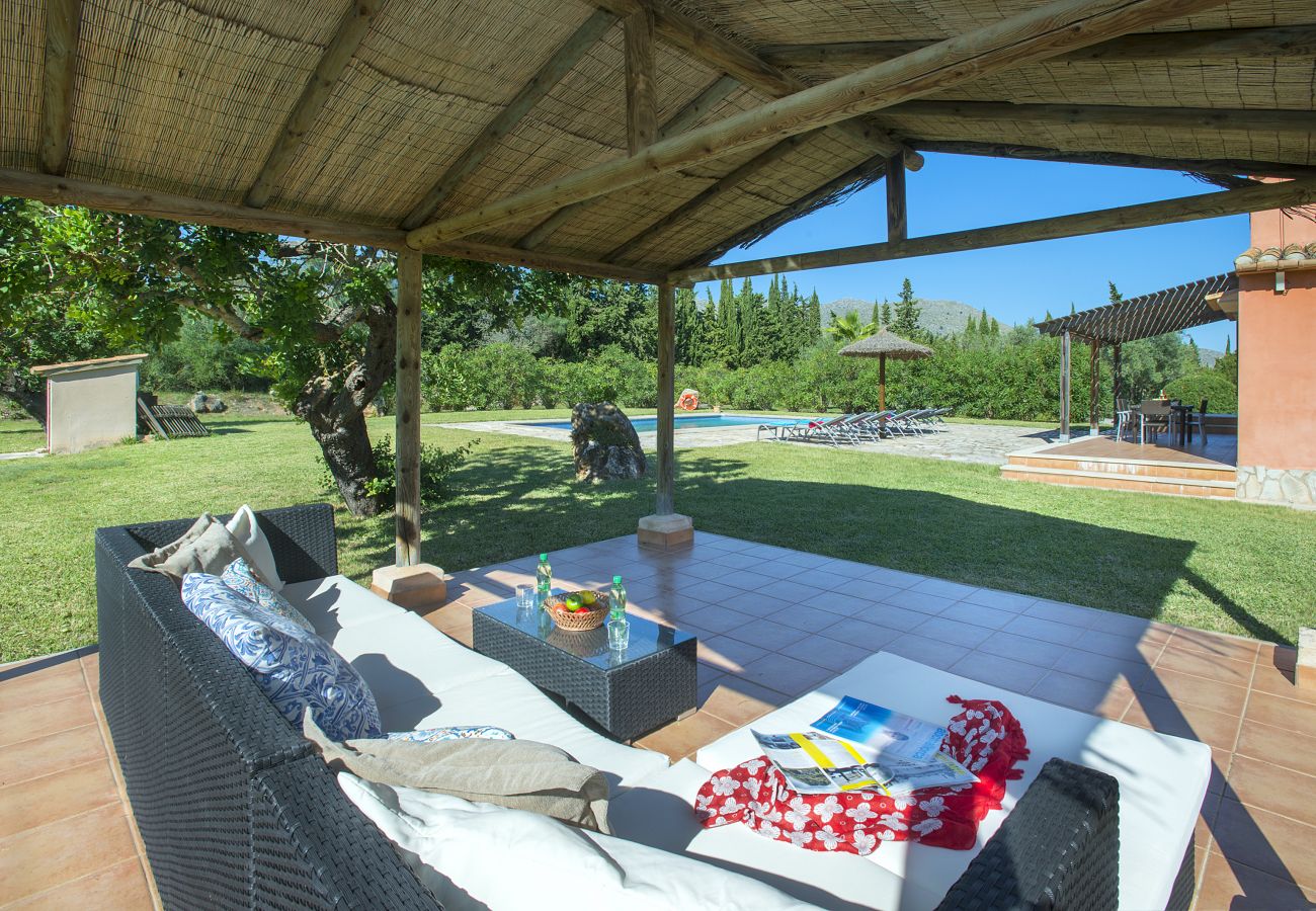 Villa en Puerto Pollensa - CHALET ALEJANDRA - GRAN JARDIN Y PISCINA