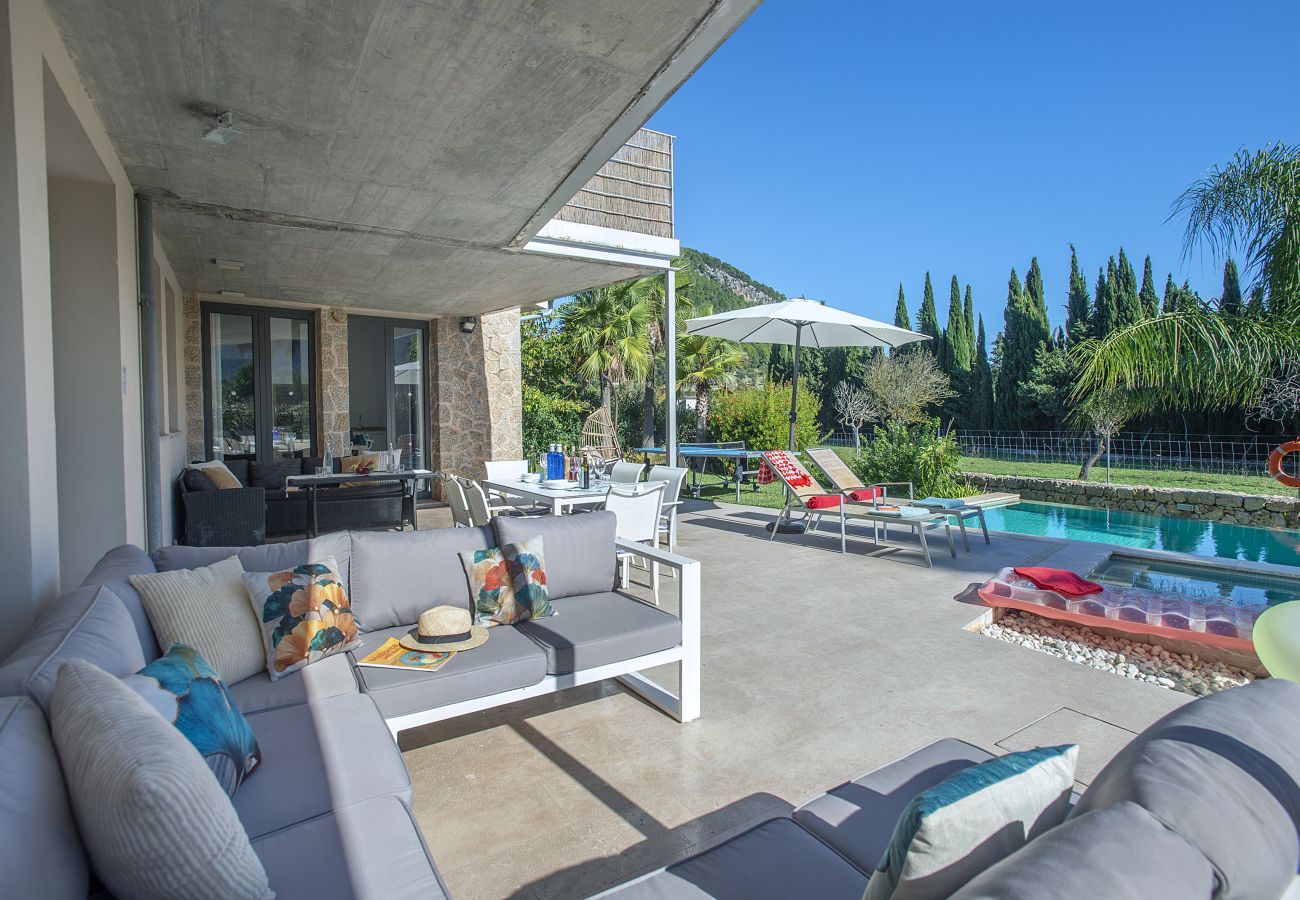 Villa en Pollensa - CHALET TEREU - RETIRO DE LUJO CON VISTAS A LA MONTAÑA