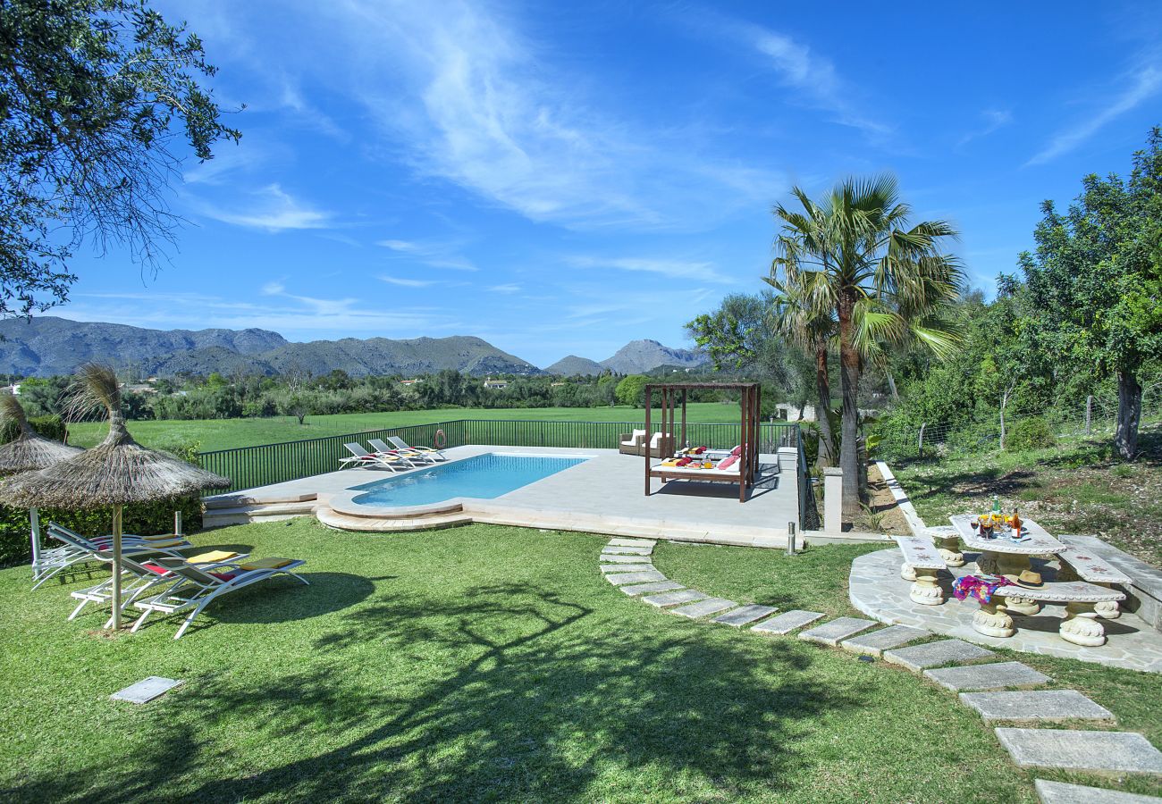 Villa à Pollensa -  CHALET SIQUIER - RETRAITE DE LUXE AVEC VUE SUR LA MONTAGNE