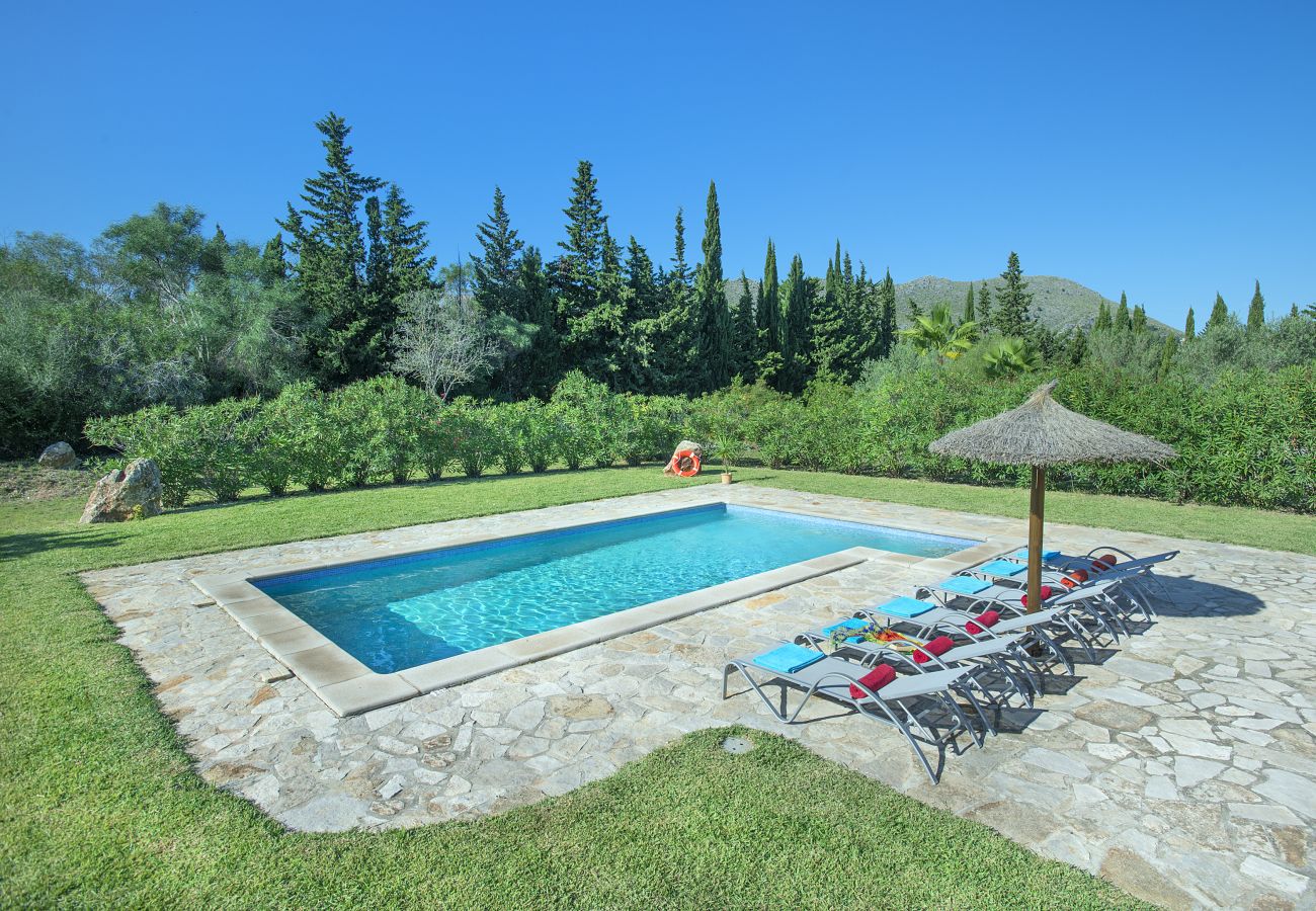 Villa à Puerto Pollensa - CHALET ALEJANDRA  - GRAND JARDIN ET PISCINE