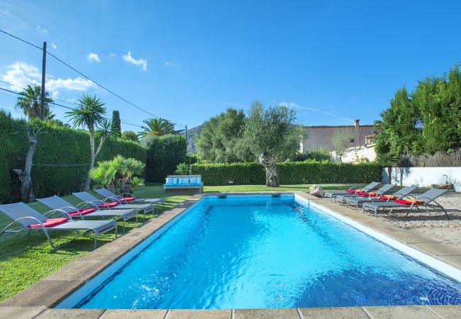 Villa/Dettached house in Pollensa - OWL BOOKING VILLA VOLANTI - 10 MIN WALK TO THE OLD TOWN