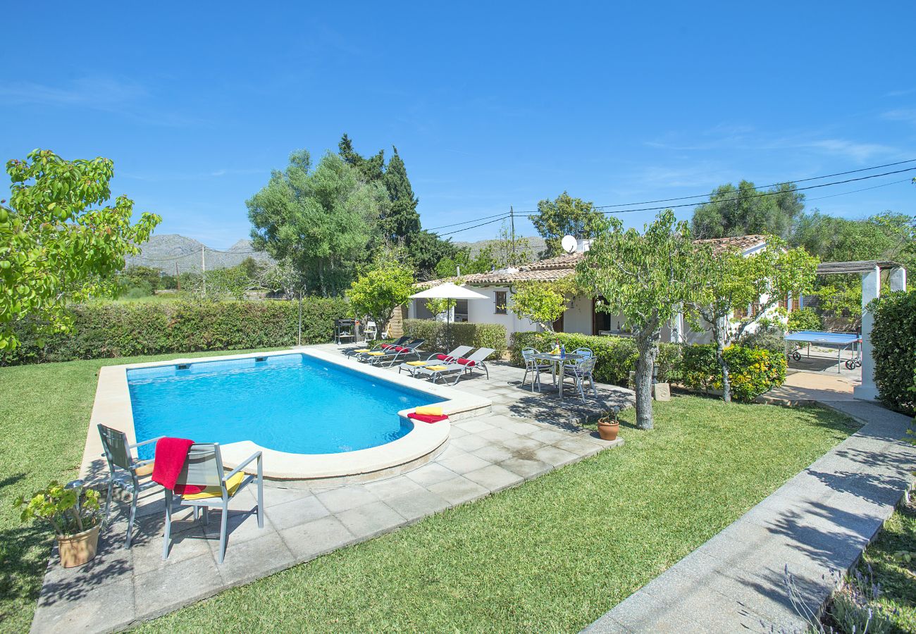 Villa in Puerto Pollensa - VILLA LLENAIRE PETIT - 3 MIN DRIVE TO THE BEACH