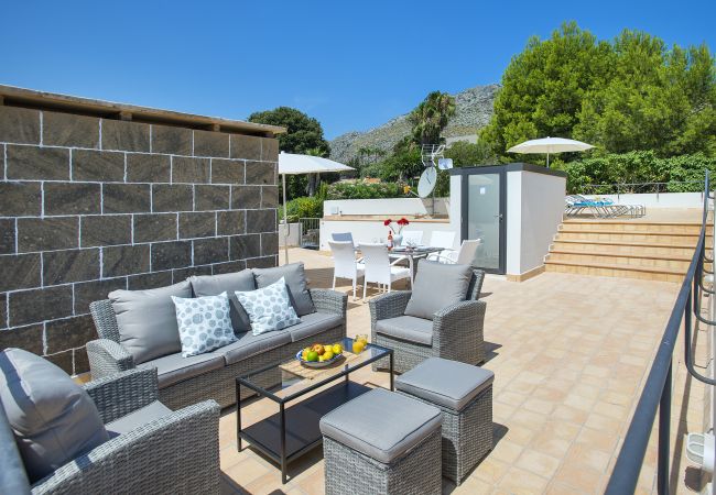 Villa in Cala Sant Vicenç - VILLA ESTRELLA DE MAR - 3 MIN WALK TO THE BEACH Villa in Cala Sant Vicenç - VILLA ESTRELLA DE MAR - 3 MIN WALK TO THE BEACH