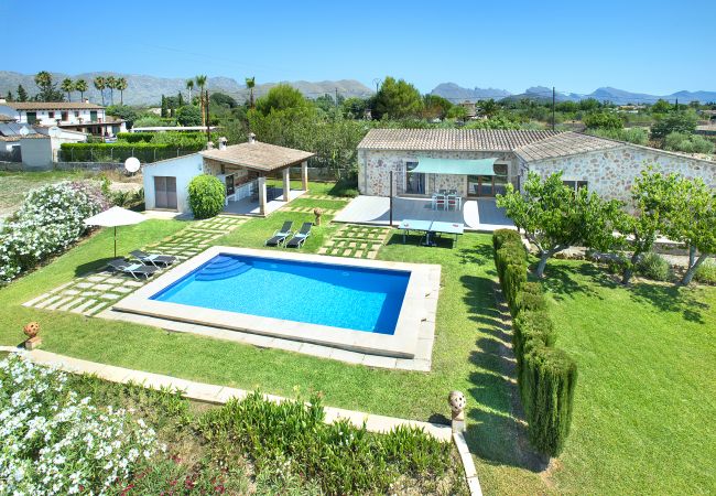 Villa/Dettached house in Pollensa - VILLA PENASO - PRIVATE POOL AND HEAVENLY GARDEN