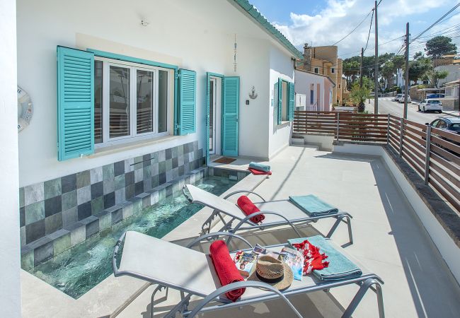 Villa in Cala Sant Vicenç - VILLA BEACH HOUSE MAGDALENA - 5 MIN WALK TO THE BEACH Villa in Cala Sant Vicenç - VILLA BEACH HOUSE MAGDALENA - 5 MIN WALK TO THE BEACH