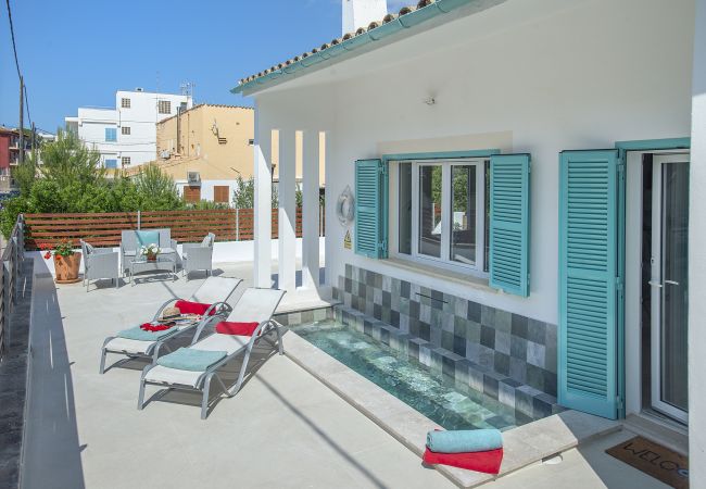 Villa in Cala Sant Vicenç - VILLA BEACH HOUSE MAGDALENA - 5 MIN WALK TO THE BEACH Villa in Cala Sant Vicenç - VILLA BEACH HOUSE MAGDALENA - 5 MIN WALK TO THE BEACH