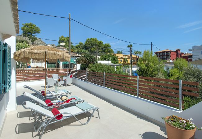 Villa in Cala Sant Vicenç - VILLA BEACH HOUSE MAGDALENA - 5 MIN WALK TO THE BEACH Villa in Cala Sant Vicenç - VILLA BEACH HOUSE MAGDALENA - 5 MIN WALK TO THE BEACH